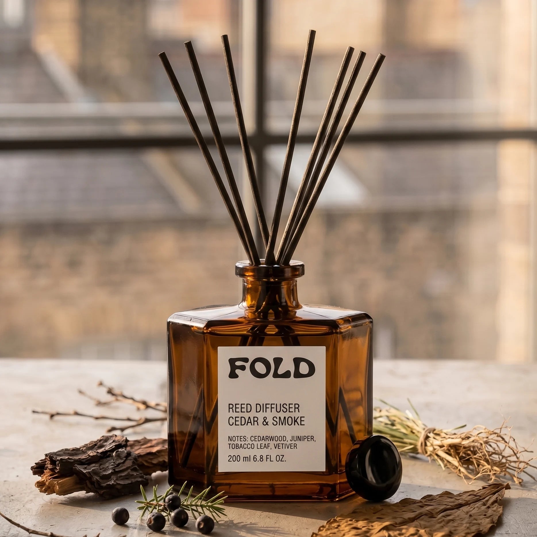 fold Reed Diffuser - Cedar & Smoke