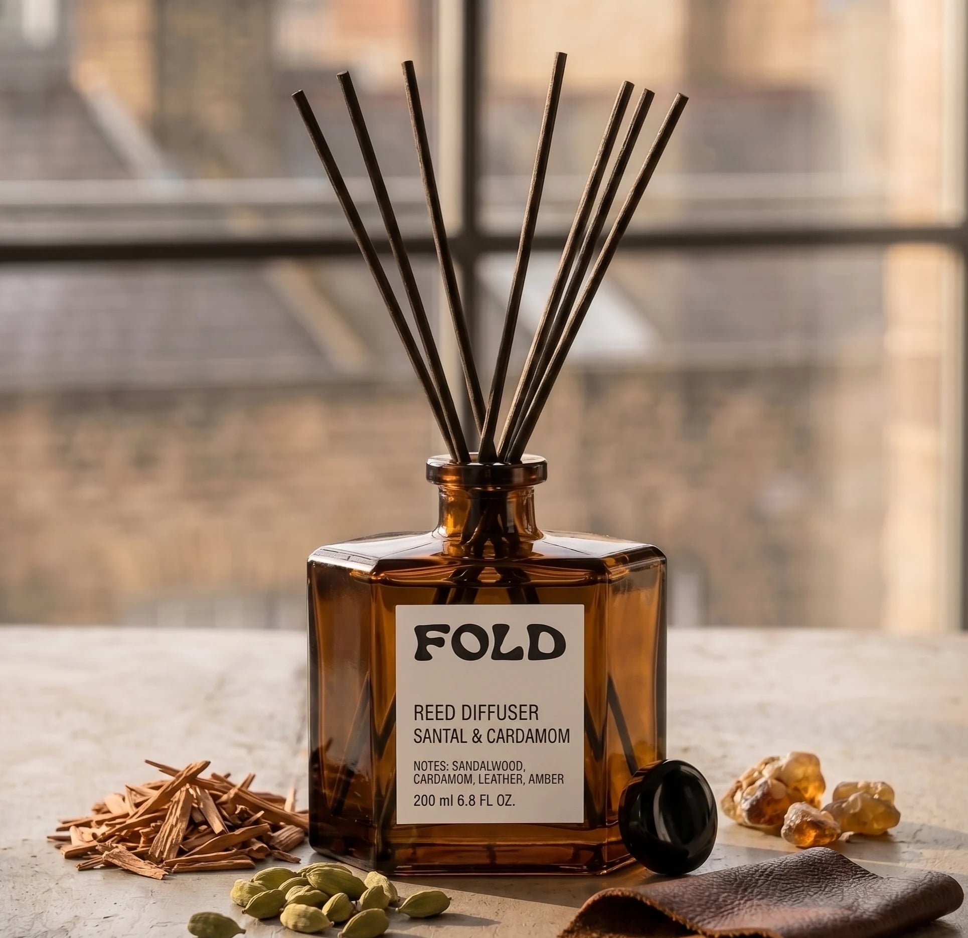 fold Reed Diffuser - Santal & Cardamom